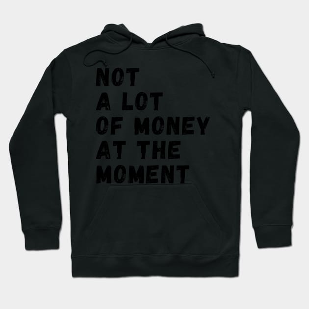 not a lot of money at the moment Hoodie by manandi1